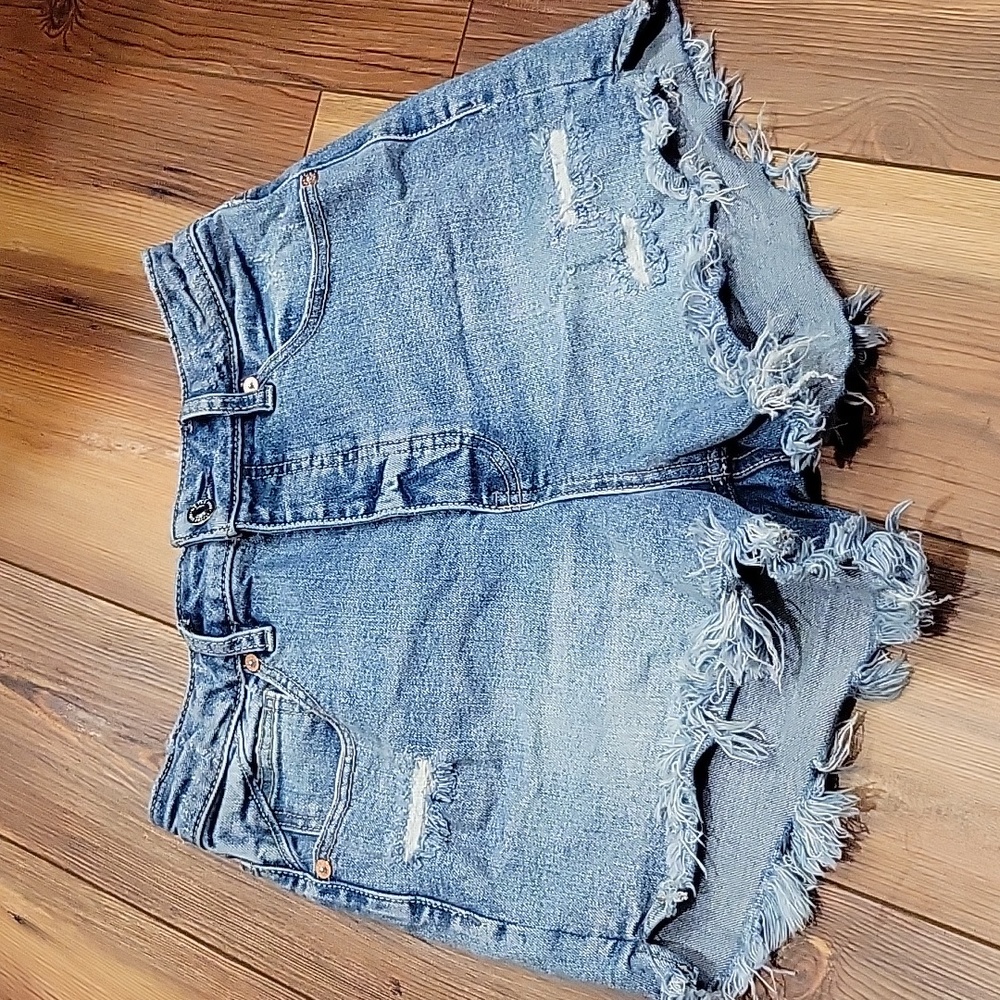 Free People crvy Jean shorts